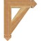 Ekena Millwork Traditional Arts & Crafts Rough Sawn Bracket, Western Red Cedar, 4"W x 18"D x 22"H BKT04X18X22TRA03RWR - alternate 4